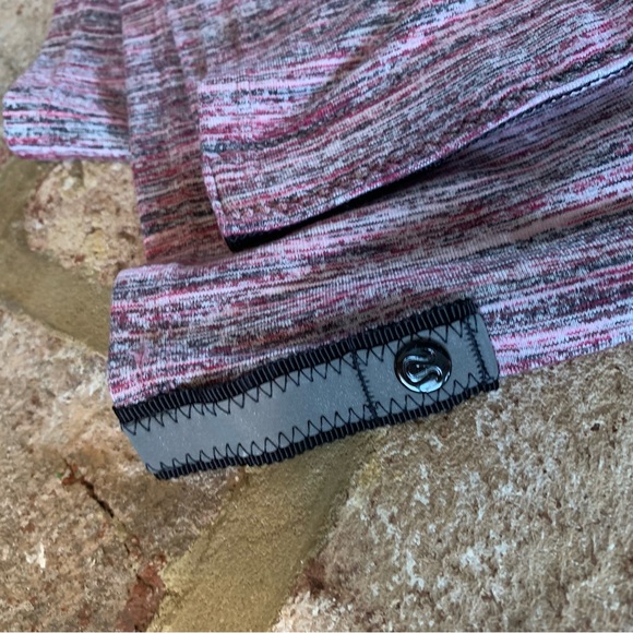 Lululemon | Pink & Gray Heathered Vinyasa Scarf - Picture 4 of 10